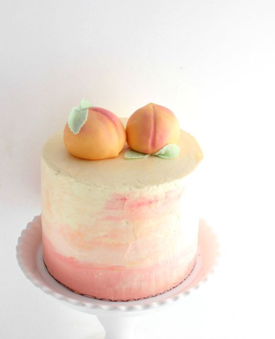 کیک هلو و خامه با غذاساز مولینکس