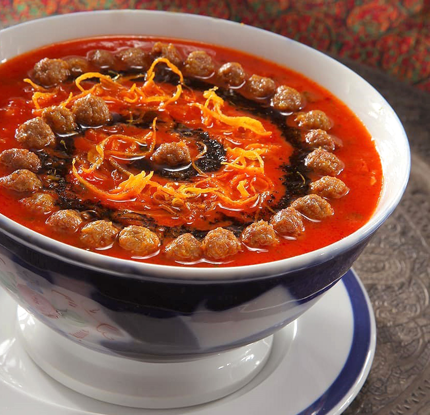 آش گوجه فرنگی با چرخ گوشت مولینکس آش گوجه فرنگی با چرخ گوشت مولینکس