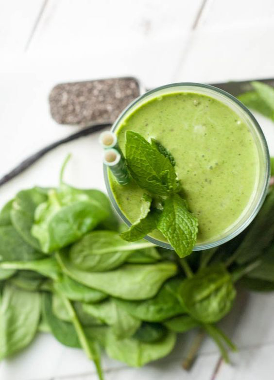 اسموتی نعنا با مخلوط کن مولینکس اسموتی نعنا با مخلوط کن مولینکس