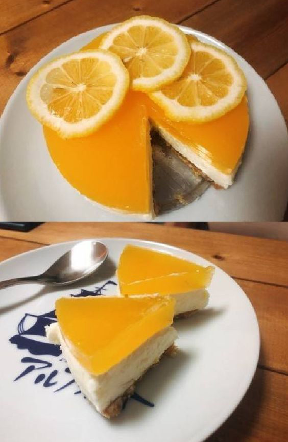 چیزکیک پرتقال با مخلوط کن مولینکس چیزکیک پرتقال با مخلوط کن مولینکس