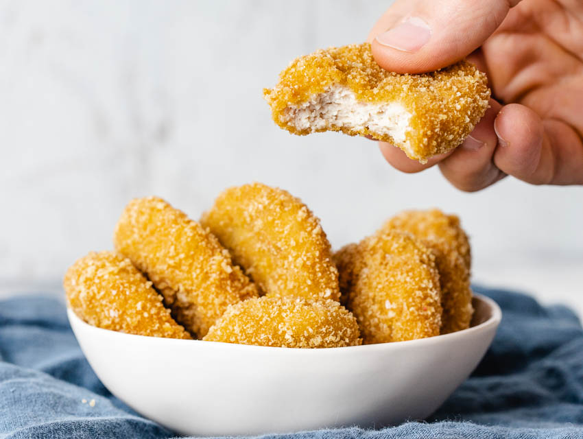 ناگت مرغ با غذاساز مولینکس ناگت مرغ با غذاساز مولینکس