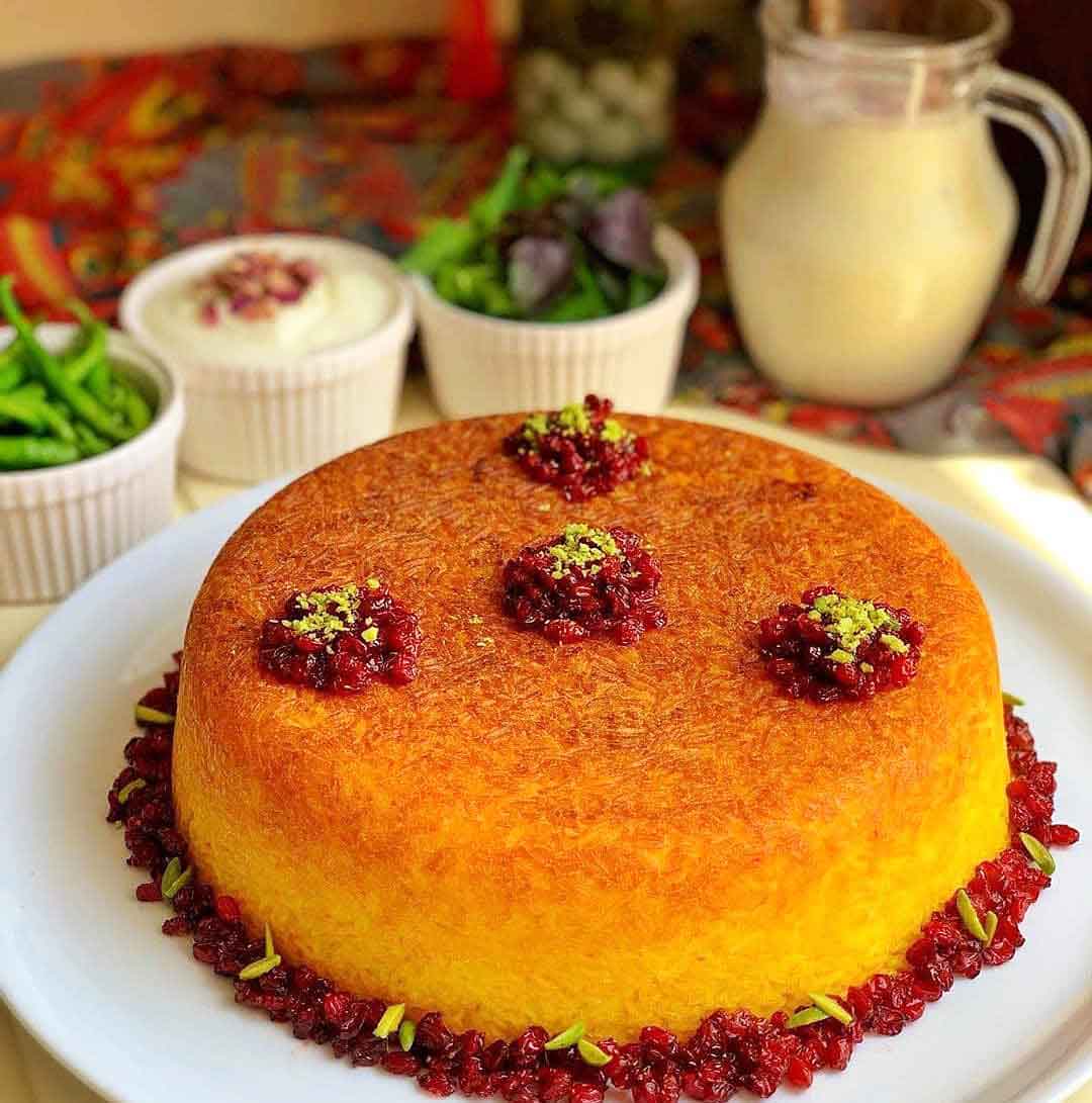 ته چین مرغ و قارچ با پلوپز تک الکتریک ته چین مرغ و قارچ با پلوپز تک الکتریک