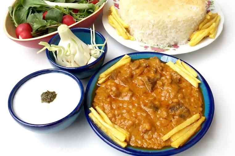 خورشت دوغ پای سیستانی با خردکن مولینکس خورشت دوغ پای سیستانی با خردکن مولینکس