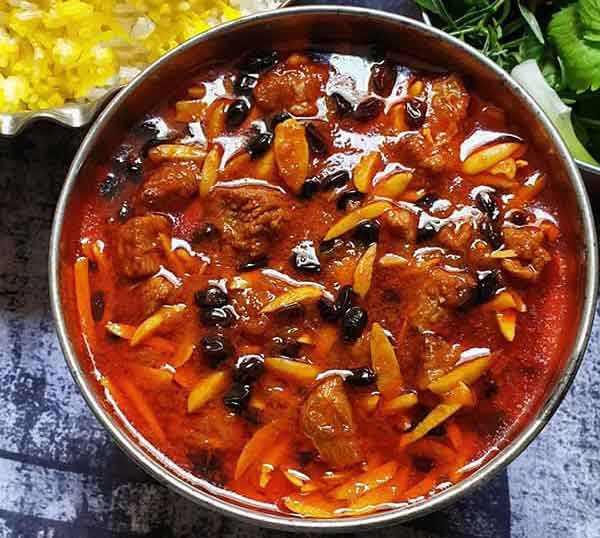 خورشت خلال کرمانشاه با خردکن مولینکس خورشت خلال کرمانشاه با خردکن مولینکس
