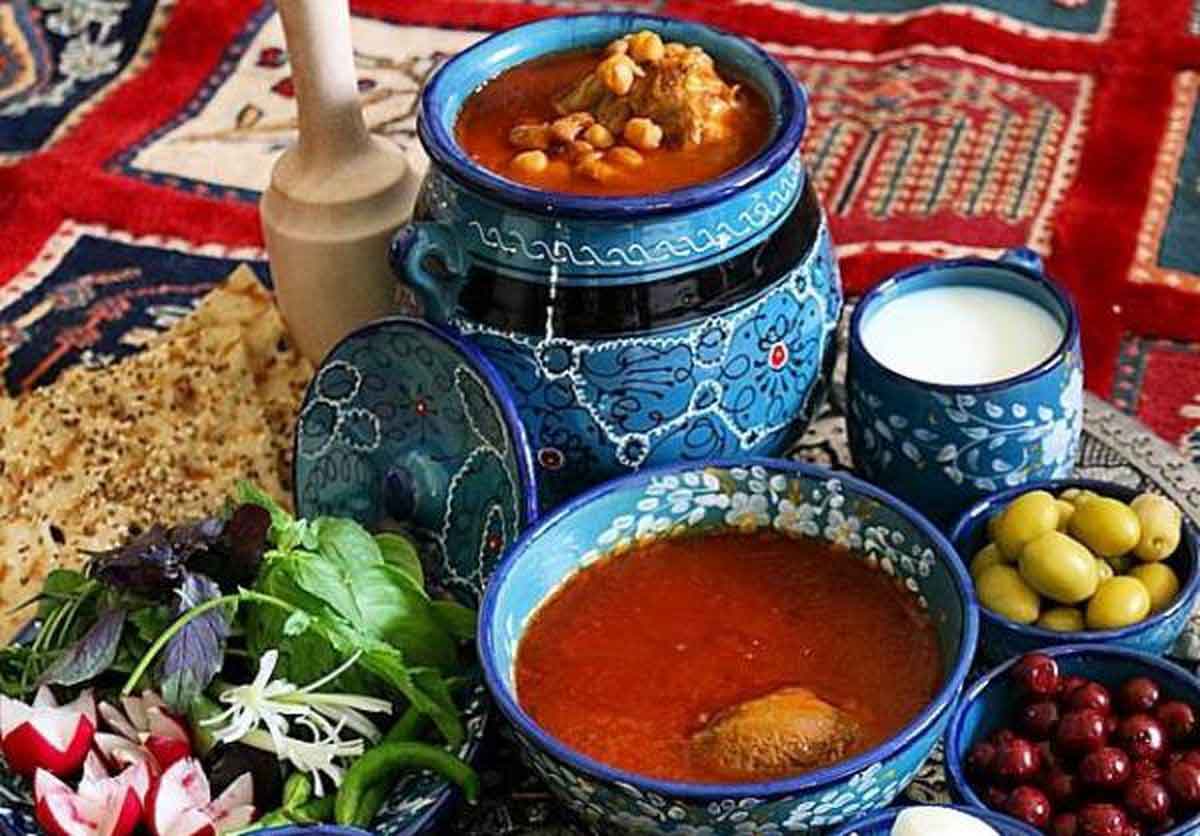 آبگوشت متنجنه کرمانی با خردکن مولینکس آبگوشت متنجنه کرمانی با خردکن مولینکس