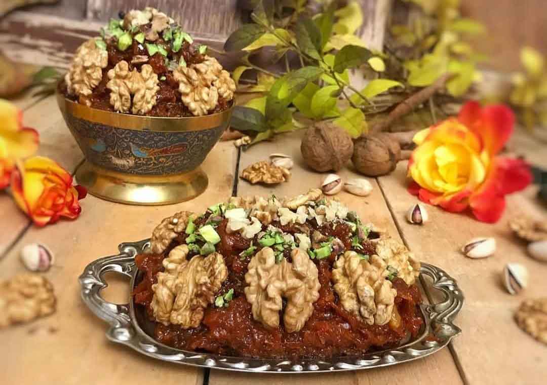 حلوای هویج ارومیه با خردکن تک الکتریک حلوای هویج ارومیه با خردکن تک الکتریک
