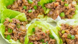 مرغ کاهو پیچ با چرخ گوشت مولینکس