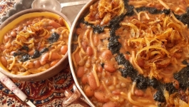 آش آلو با رشته با خردکن مولینکس