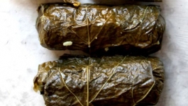دلمه برگ مو با غذاساز مولینکس