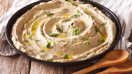 بابا غنوج با غذاساز مولینکس