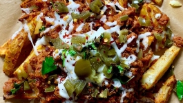 چیلی فرایز با چرخ گوشت مولینکس