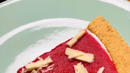 چیز کیک توت فرنگی با مولینکس