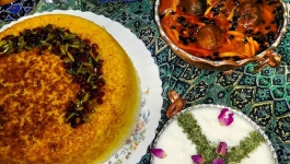 خورش خلال کرمانشاه با گوشتکوب برقی تک الکتریک 