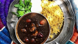 قلیه میگو بوشهری با خردکن مولینکس 