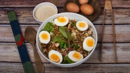 سالاد رژیمی عدس با خردکن مولینکس 