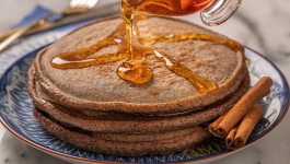پنکیک دارچینی با همزن کاسه دار تک الکتریک 