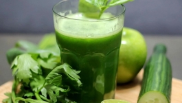 دتوکس لیمو، زنجبیل، جعفری و خیار با آبمیوه گیری مولینکس 