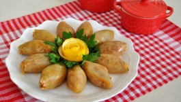دلمه پیاز با چرخ گوشت مولینکس 