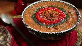 آش انار با خردکن مولینکس 