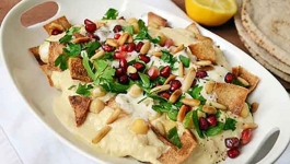 فته بادمجان لبنانی با غذاساز مولینکس 