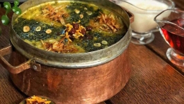 آش آلو با خردکن تک الکتریک 
