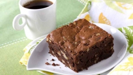 براونی قهوه گردویی با قهوه ساز مولینکس 