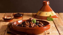 طاجین گوشت و به مراکشی با خردکن مولینکس 