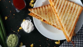 اسنک گیاهی با ساندویچ ساز مولینکس 