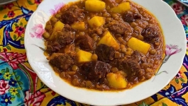 مرجو خورش طالقانی با خردکن تک الکتریک 