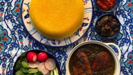 خورش طلا کوله گیلانی با چند کاره تک الکتریک 