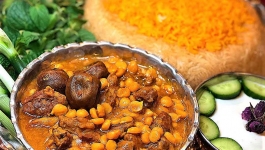 قیمه نخود یزدی با خردکن مولینکس 