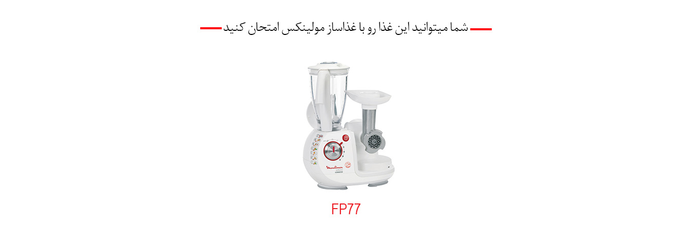 غذاساز مولینکس مدل FP77