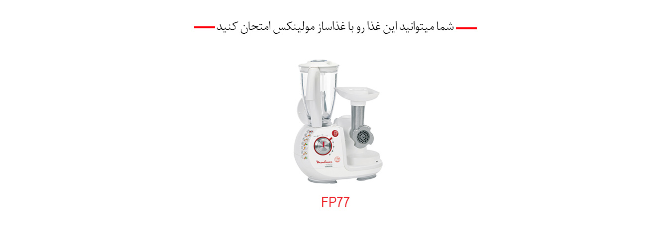غذاساز مولینکس مدل fp77